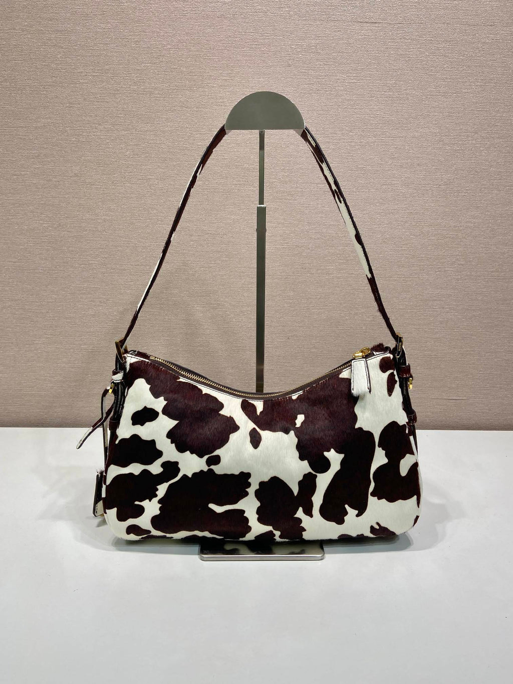 Prada Aimèe medium printed leather shoulder bag