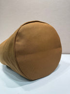 Prada canvas drawstring duffle bag