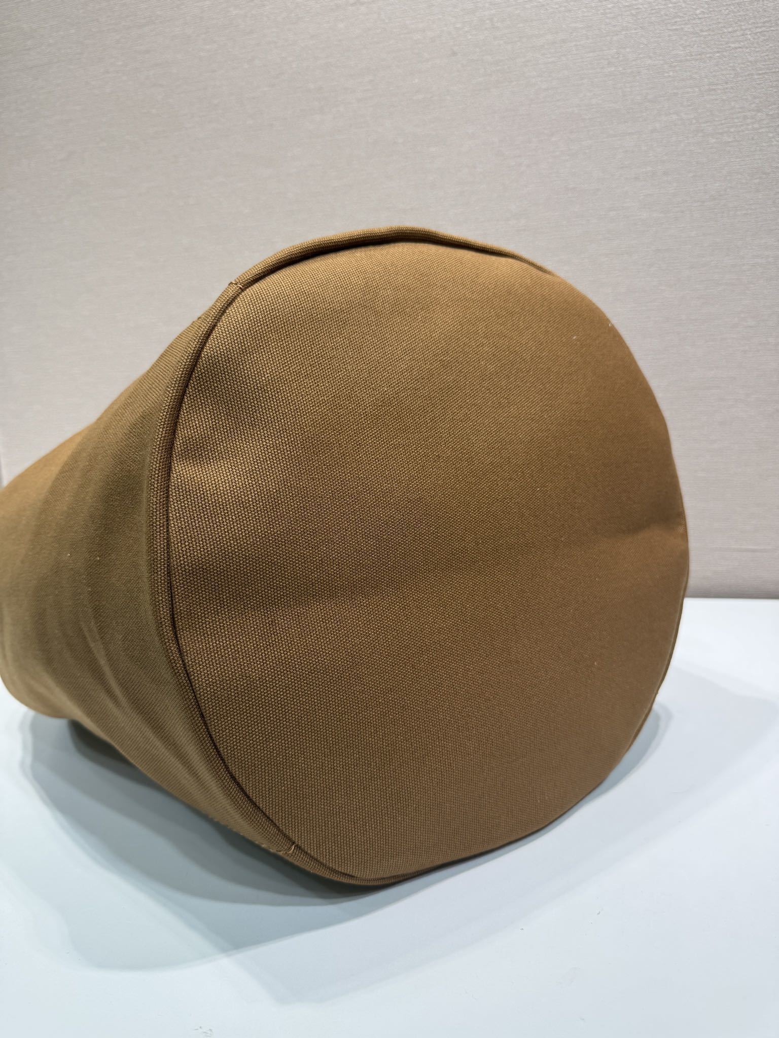 Prada canvas drawstring duffle bag