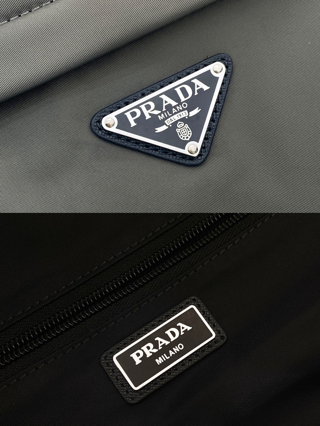 Prada Re-Nylon and Saffiano leather backpack