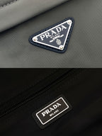 Prada Re-Nylon and Saffiano leather backpack