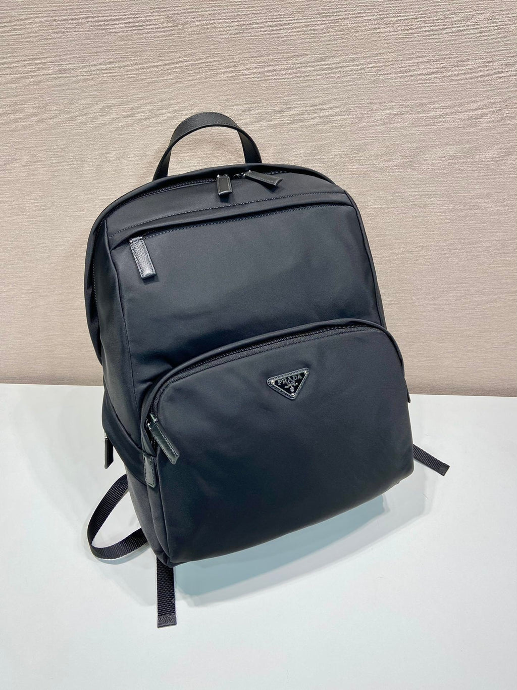 Prada Re-Nylon and Saffiano leather backpack