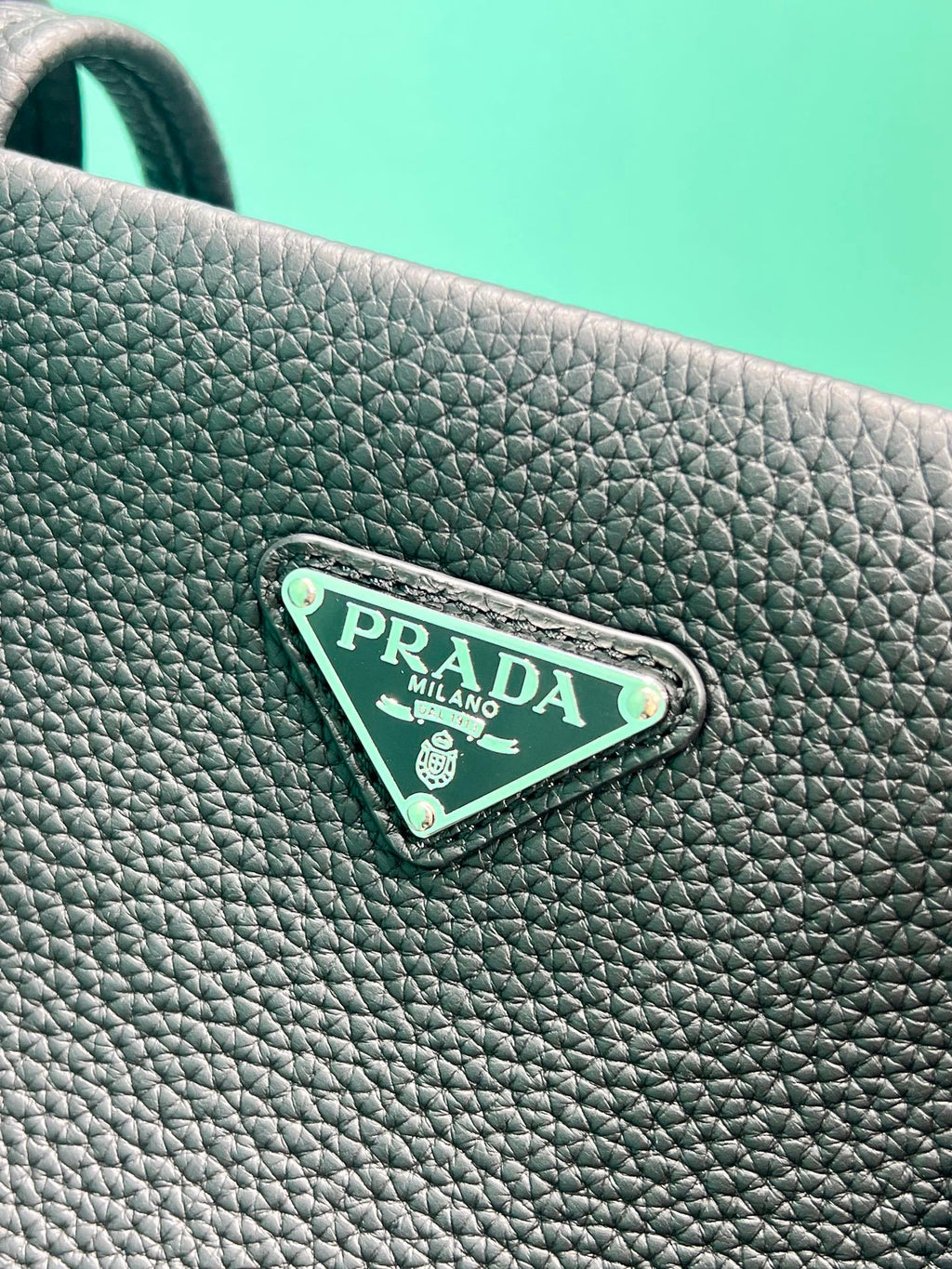 Prada leather tote bag